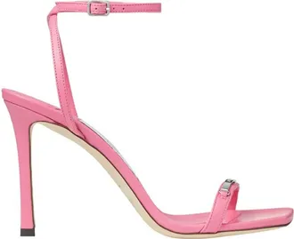 Jimmy Choo London Jaxon 95 Leather Sandals, Brand Size 36.5 ( US Size 6.5 )