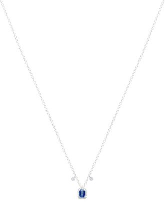 Meira T 14K 0.64 Ct. Tw. Diamond & Blue Sapphire Necklace
