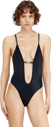 Diesel Swimsuit in nylon with deep neckline - Swimsuits - Woman - Black