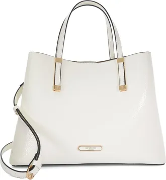 Dune London Womens Accessories Dorry - Branded Hardware Tote Bag - White - One Size