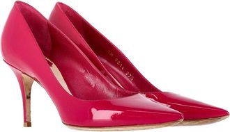 Dior Womens Leather Pointed-Toe Pump (Authentic Pre-Loved)