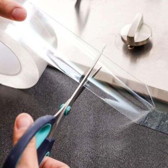 OEM Tira De Sellado Transparente Mokani Para Ba&ntilde;o, Tira De Sellado Transparente Autoadhesiva Para Cocina, Ba&ntilde;o, Ba&ntilde;era, Inodoro, Ducha, Lavabo (2 Pulgadas