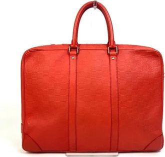 Louis Vuitton Pre-owned Fabric louis-vuitton-bags - Dames - Vintage Handtas - Oranje - ONE Size - Vintage