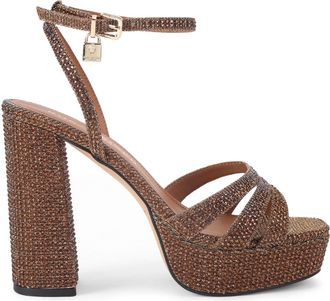 Kurt Geiger Womens Brixton Platform Sandals - Multicolour Fabric - Size UK 8
