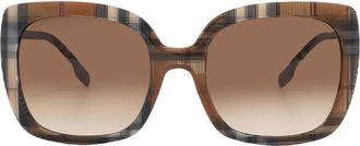 Burberry Caroll Gradient Brown Square Ladies Sunglasses BE4323 400513 54