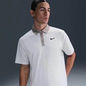 Nike Mens Tour Dri-FIT Golf Polo in White | FZ7501-100
