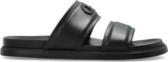 Ferragamo Saint Barth Slide - Heren - Sandalen - Zwart - 39 EU - Schoenen