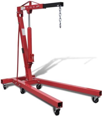 vidaXL Vidaxl - Gr&uacute;a De Motores Plegable 2 Toneladas 88,2 Kg