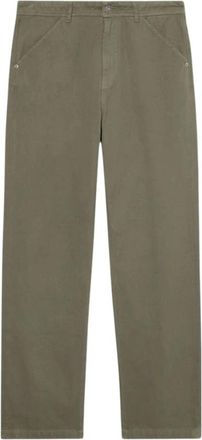 Brooks Brothers Stretch Katoen Gabardine 5-Pocket Broek - Heren - Straight fit broeken - Groen - W42 - Katoen - Broeken