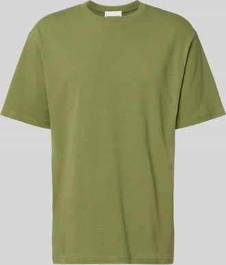 Armedangels Armedangels Relaxed Fit T-Shirt aus Bio-Baumwoll-Mix Modell MAARKOS in Oliv, Gr&ouml;&szlig;e XXL