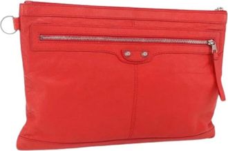 Balenciaga Pre-owned Clutches, female, Red, Size: ONE SIZE Pre-owned Vintage Clutch