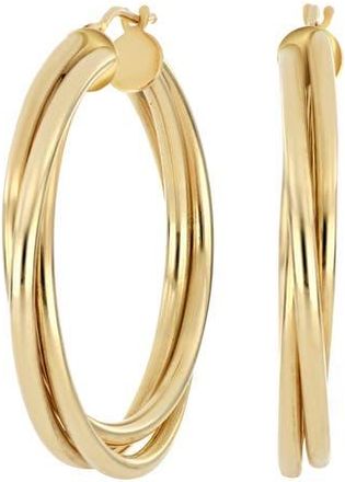 Bony Levy 14K Gold Twisted Hoop Earrings in 14K Yellow Gold at Nordstrom Rack