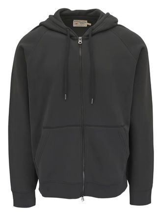 Faherty zip-up hoodie - men - Cotton - M - Black
