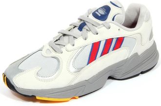 adidas Yung-1 Lichtgrijs/Zilver Schoen - Heren - Hardloopschoenen - Veelkleurig - 43 1/2 EU - Fitness