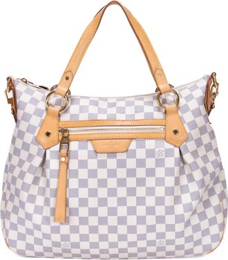 Louis Vuitton Pre-owned Womens Evora MM Shoulder Bag - White - One Size