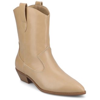 Journee Collection Womens Fritzie Western Ankle Booties