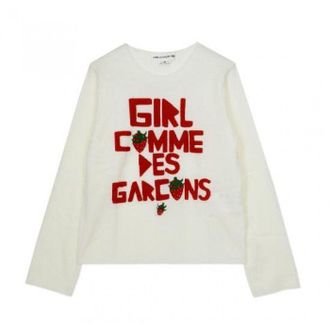 Comme Des Gar&ccedil;ons Logo Knit Nq White