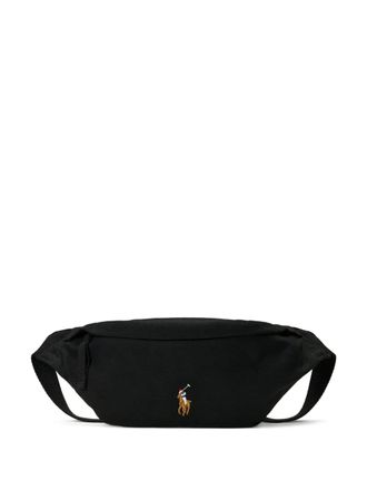 Polo Ralph Lauren logo belt bag - men - Cotton/Cotton/Polyester - OS - Black