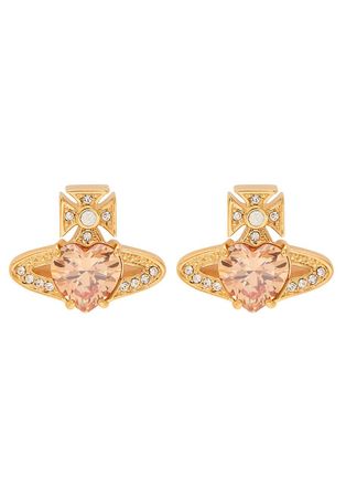 Vivienne Westwood Ariella orb Crystal-embellished Stud Earrings - Gold - One Size