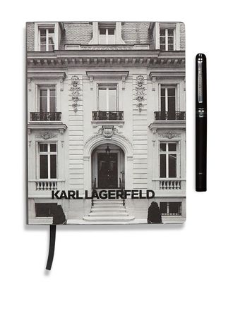 Karl Lagerfeld logo-print pen set - unisex - Polyurethane - OS - Grey