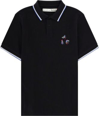 Paul Smith Navy Blue Shirt Collar Polo