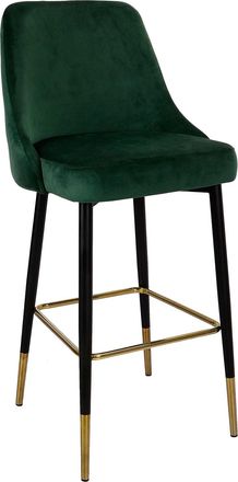 Kayoom Hochstuhl »Barstuhl Moonlight 125, gesteppte Rückenlehne, Stuhlbeine aus Eisen« () 1 Stk.mit Fussstütze, gesteppte Rückenlehne, 2-farbig elegantes Ges