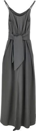 Emporio Armani Midi Dresses, female, Gray, Size: 2XS Emporio Armani Capsule Dresses