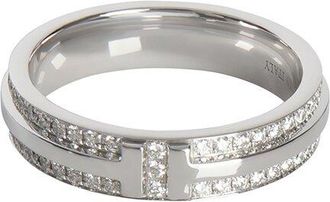 Tiffany & Co. Tiffany T Narrow 18K Gold 0.45 ct. tw. Diamond Ring (Authentic Pre-Loved)