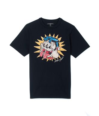 Cult of Individuality Cults Short Sleeve Crew Neck Tee Lucky Bastard in Black