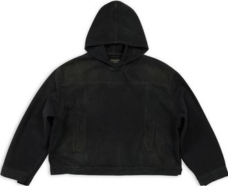 Balenciaga Pull-Over Jacket Black Soft Denim 719313TNW541129