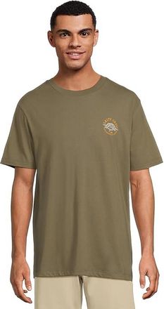 Salty Crew Cleat Knott Shortsleeve T-Shirts Mens T Shirt Dusty Olive : MD, Cotton