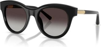 Dolce & Gabbana 4518 Zonnebrillen - Dames - Zonnebrillen - Zwart - 52 MM - Nylon - Accessoires