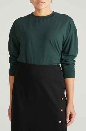 Universal Standard Drop Shoulder Top in Forest Green at Nordstrom, Size 2Xl