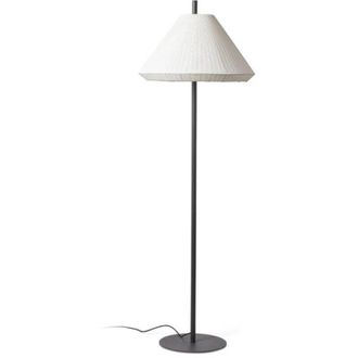 Faro Barcelona Faro Saigon - L&aacute;mpara De Pie Redonda Tappered Shade Cream, E27, Ip65