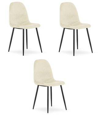 OEM Silla Como - Terciopelo Beige X 3