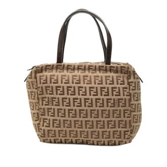 Fendi Pre-owned Fendi Mini Zucchino Canvas Handbag Ladies 55JE57IG2EH9UP0Q