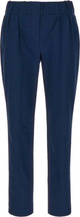 Brunello Cucinelli Pantaloni pliss&eacute; - Blu