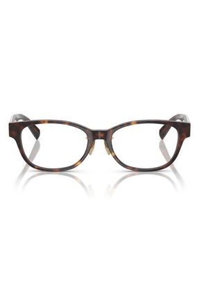 Tiffany & Co. 53mm Pillow Optical Glasses in Havana at Nordstrom