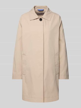 Christian Berg Mantel mit Leistentaschen in Sand, Gr&ouml;&szlig;e 44