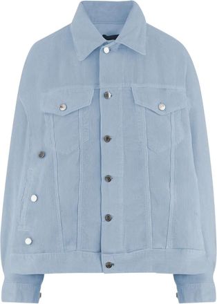 Haikure Loose-fit Cotton Jacket - male - Haikure - Light Jackets - Blue - XS - Jackets