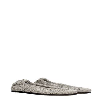 Isabel Marant Womens Gray Fabric Ballet Flats