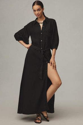 Maeve Mona Linen Shirt Dress by Maeve