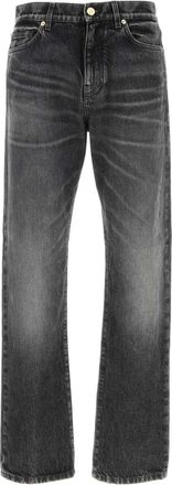 Versace Mens Slate Denim Jeans - Dark Grey Cotton - Size 31 (Waist)