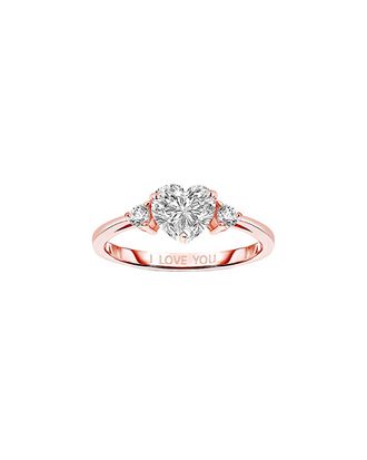 Genevive 18K Rose Gold Vermeil Ring