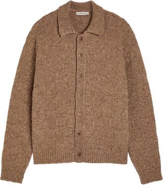 Ymc You Must Create Ymc Rat Pack Wool-blend Cardigan - Taupe - XL