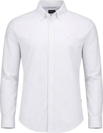 HUGO BOSS H-Roan Striped Long-Sleeve Shirt, Size XX-Large