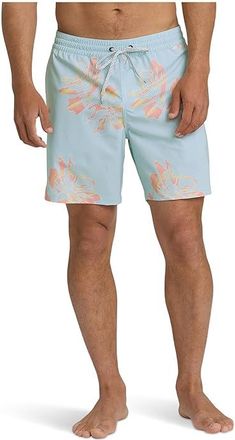 Billabong Seventy Three LB Mens Swimwear Dusty Blue : 34, Cotton/Elastane/Polyester