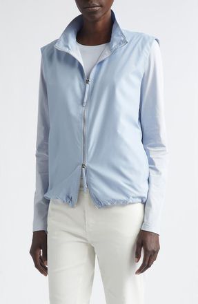Lafayette 148 New York Recycled Tech Vest in Bluebell at Nordstrom, Size X-Large