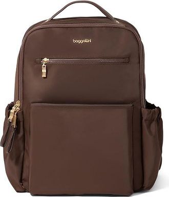 Baggallini Tribeca Expandable Laptop Backpack Backpack Bags Ganache Twill : XL, Nylon/Twill