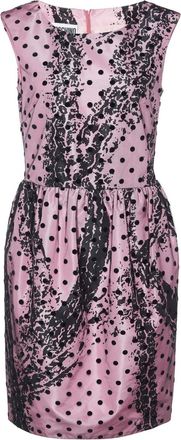 Moschino polka-dot mini dress - Pink